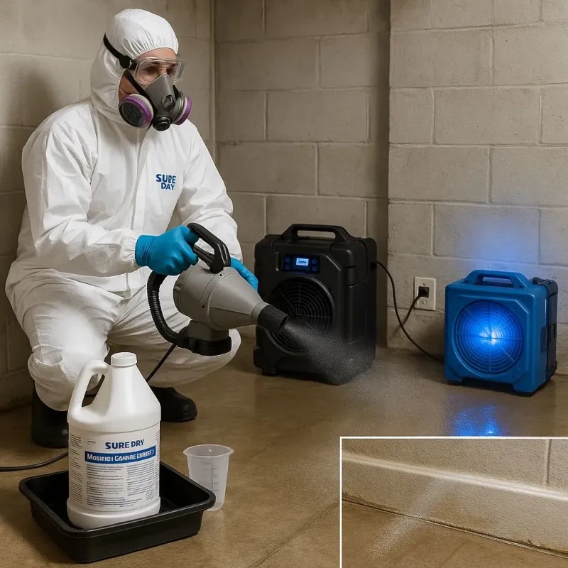 Sanitization and Odor Removal process in Nissequogue, NY